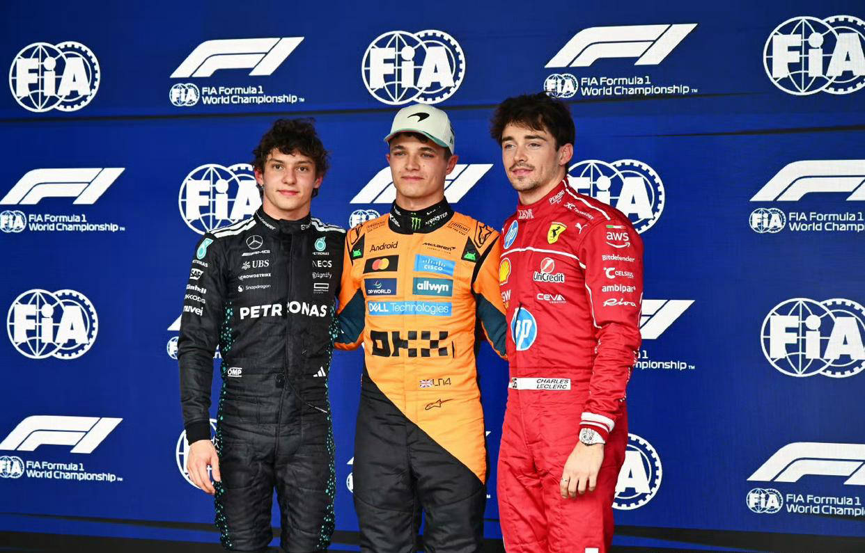 包含梅赛德斯险胜红牛二队，皮亚斯特里扛起全队的词条